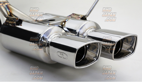 Ganador Vertex 4WD/SUV Muffler Exhaust System Dual Squared Tail